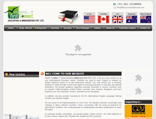 Tablet Screenshot of firstconnectabroad.com